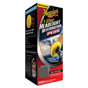 Набор для восстановления фар Meguiar’s One-Step Headlight Restoration Plus Kit (G1900K)