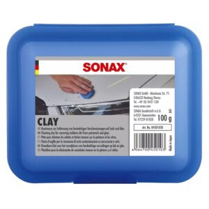 Синяя глина для очистки лакокрасочных поверхностей и стекла SONAX Clay 112 г (450105)