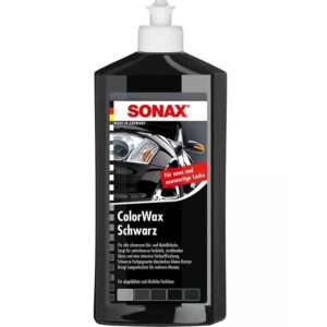 Цветной жидкий черный воск SONAX ColorWax Schwarz 500 мл (298200)