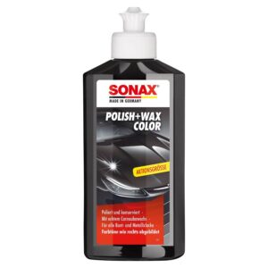 Цветной полироль с воском черный SONAX Polish&Wax Color NanoPro 250 мл (296141)