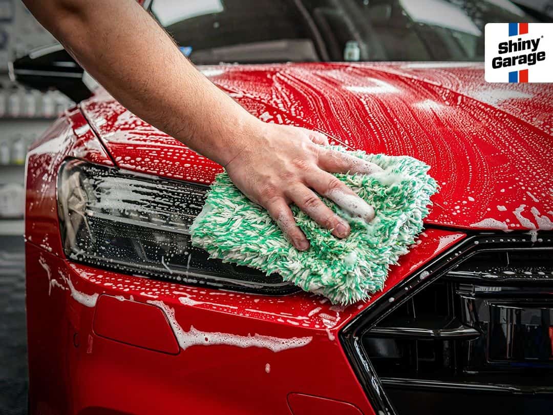 Величезна губка для миття авто Shiny Garage Wash Pad 17x23 см_2