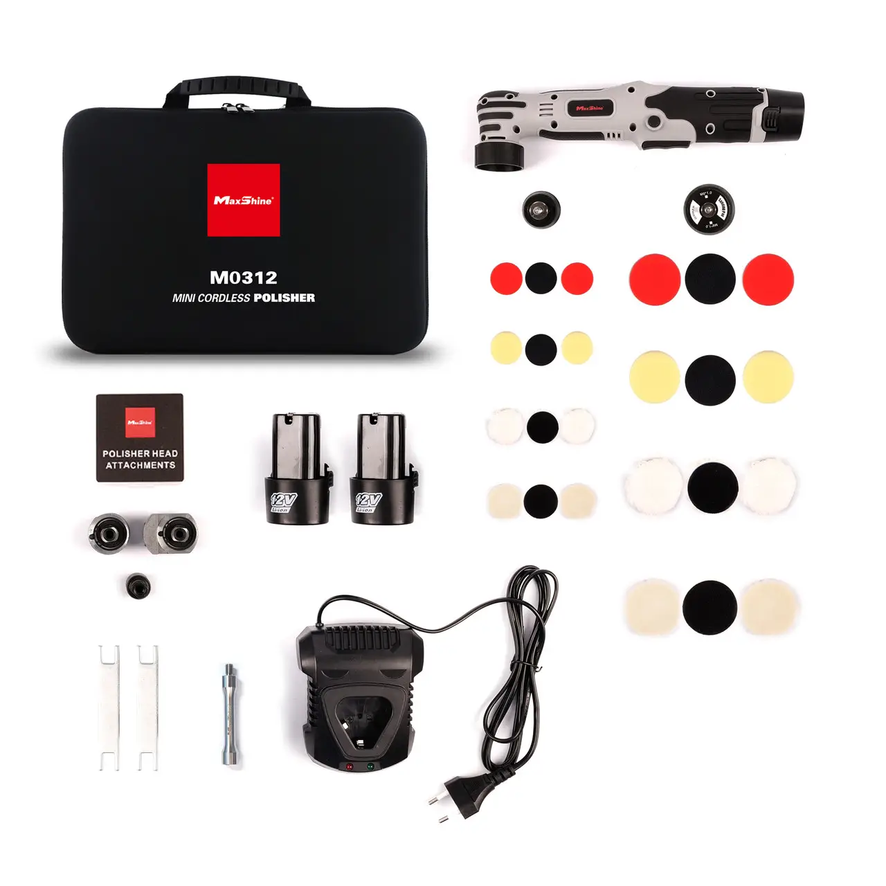 Міні акумуляторна полірувальна машинка MaxShine Mini Cordless Polisher_5