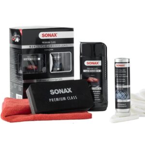 Премиум набор нанозащиты ЛКП жидкое стекло 325 мл SONAX Premium Class Nano Lack Protect (226941)