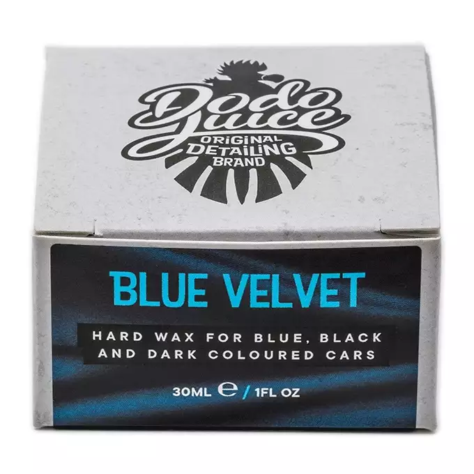 Твердий віск карнауба для автомобілів темного кольору Dodo Juice Blue Velvet 30 мл_1