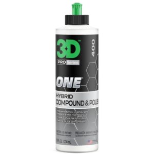 Одношаговая полировальная паста 3D ONE 400 HYBRID Cutting Ccompound 240 мл (400OZ8)