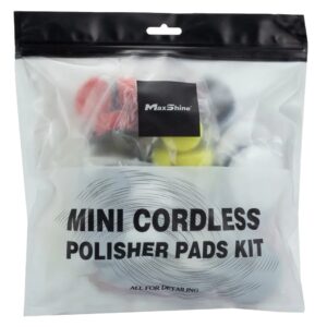 Набір полірувальних кругів MaxShine Cordless Mini Polishing Pads Kit V2 40шт (M0312-V2-PK)