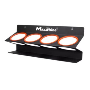 Настінний тримач ємностей MaxShine Spray Bottle And Compound Holder 4 місця, 110мм (H03E)