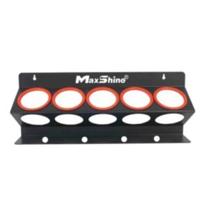 Настінний тримач ємностей MaxShine Spray Bottle And Compound Holder 5 місць, 85мм (H03H)