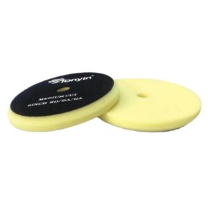 Полірувальний круг середньої жорсткості Tonyin Medium Cut Foam Pads 5inch*62 (TP12A-tn)