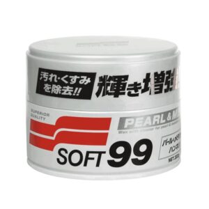 Очищающий воск для светлых автомобилей SOFT99 Pearl & Metallic Soft Wax 320г (00027)