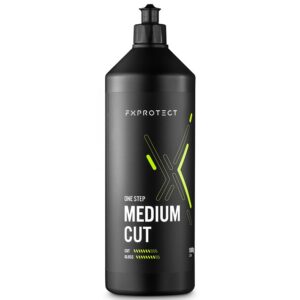 Среднеозернистая одношаговая полировальная паста на водной основе FX Protect Medium Cut 1л (K9GXLR-456-2)