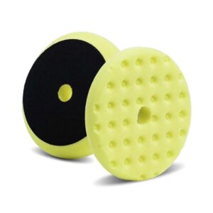 Полірувальний круг для роторних машинок, жорсткий Lake Country Precision Rotary Yellow Foam Cutting 125мм (PR-54600-CCS)