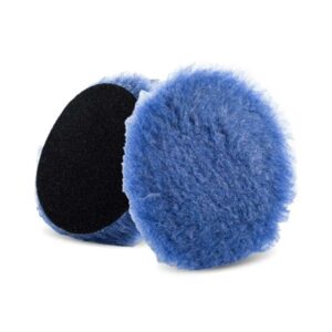 Полировочный круг гибридная шерсть Lake Country Blue Hybrid Wool 75мм (HYB-80-1)