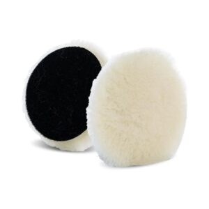 Полировочный круг лама Lake Country Low Lint Prewashed Knitted Lambswool 76мм (LL-325-EC)