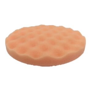Полірувальний круг рифлений жорсткий для ексцентрика Lake Country Waffle Pro Orange Heavy Cutting Foam 125мм (WP-2255-130MM)