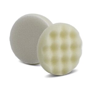 Полірувальний круг рифлений абразивний для ексцентрика Lake Country Waffle Pro White Compounding Foam 76 мм. (WP-6235-76MM)