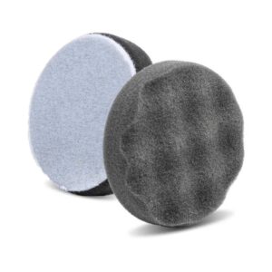 Полірувальний круг рифлений фінішний для ексцентрика Lake Country Waffle Pro Black Finishing Foam 76мм (WP-7235-76MM)