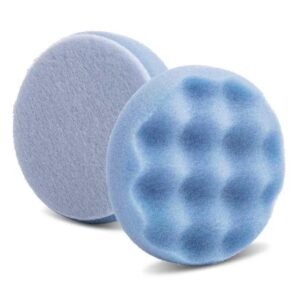 Полірувальний круг рифлений для ексцентрика Lake Country Waffle Pro Blue Finessing Foam 125мм (WP-9255-130MM)