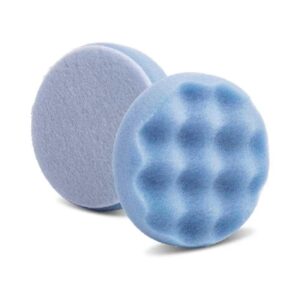Полірувальний круг рифлений для ексцентрика Lake Country Waffle Pro Blue Finessing Foam 76мм (WP-9235-76MM)