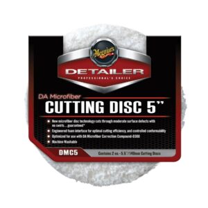 Мікрофібровий полірувальний круг ріжучий Meguiar’s DA Microfiber Cutting Disc 5 140 мм, 2 шт (DMC5)
