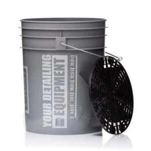 Відро для детейлінгу з брудоуловлювачем Work Stuff Detailing Bucket Grey & Separator 20л (WS046)