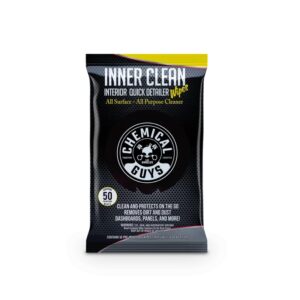 Серветки для швидкого детейлінгу інтер’єру Chemical Guys Innerclean Wipes 50шт (PMW_SPI663_50)