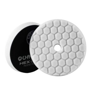 Полировочный круг с отверстием умеренно мягкий финишный белый Chemical Guys White Hex-Logic Quantum Light-Medium Polishing Pad 125мм (BUFX_114HEX5)