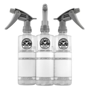 Ємність для розведення з хімостійким тригером Chemical Guys Secondary Container Dilution Bottle Heavy Duty Sprayer 3шт (ACC138)