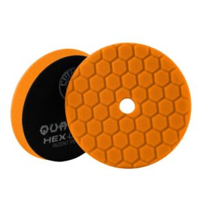 Полірувальний круг з отвором середньої жорсткості ріжучій Chemical Guys Orange Hex-Logic Quantum Medium-Heavy Cutting Pad 125мм (BUFX_112HEX5)