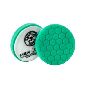 Полірувальний круг середньої жорсткості однокроковий зелений Chemical Guys Green Hex-Logic Heavy Polishing Pad 125мм (BUFX_103HEX5)