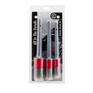 Набір пензлів для детейлінга інтер’єра Chemical Guys All In The Details Interior Detailing Brushes (ACC600)