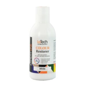 Засіб для відновлення кольору шкіри авто LeTech Leather Colour Restorer White (Білий) 100мл (CRW100-LT)
