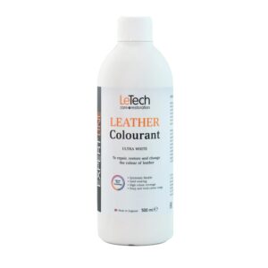 Краска полиуретановая на водной основе для кожи LeTech Leather Colourant Expert Line Ultra White 500мл (010270500-LT)