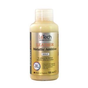 Фарба для шкіри авто LeTech Leather Metallic Additive Gold (Золото) 100мл (LAG100-LT)