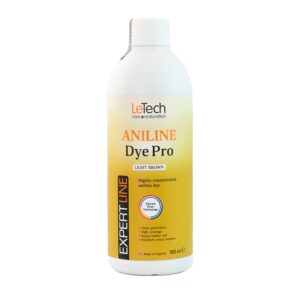 Краска анилиновая для кожи LeTech Aniline Dye Pro Expert Light Brown 500мл (ADLB500-LT)