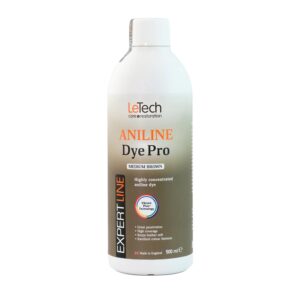Краска анилиновая для кожи LeTech Aniline Dye Pro Expert Medium Brown 500мл (ADMB500-LT)