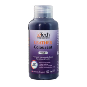 Краска полиуретановая на водной основе для кожи LeTech Leather Colourant Expert Line Violet 200мл (010460200-LT)