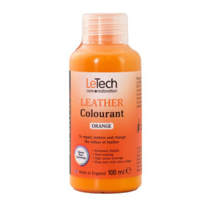 Краска полиуретановая на водной основе для кожи LeTech Leather Colourant Expert Line Orange 200мл (010380200-LT)