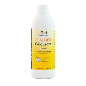 Краска полиуретановая на водной основе для кожи LeTech Leather Colourant Expert Line Yellow 500мл (010330500-LT)