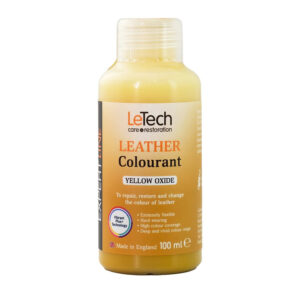 Краска полиуретановая на водной основе для кожи LeTech Leather Colourant Expert Line Yellow Oxide 200мл (010360200-LT)