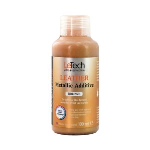 Фарба для шкіри авто LeTech Leather Metallic Additive Bronze (Бронза) 100мл (LAB100-LT)