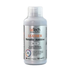 Фарба для шкіри авто LeTech Leather Metallic Additive Silver (Срібло) 100мл (LAS100-LT)