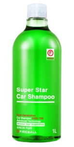 Автошампунь для ручной мойки FIREBALL Super Star Car Shampoo зелений 1л (215011)