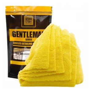 Набір мікрофібрових рушників Work Stuff Gentleman Basic 5-pack Yellow 40х40 см, 350 gsm (WS063)