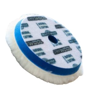 Ріжучий хутряний круг на підкладці Buff and Shine Uro-Wool Heavy Cutting Pad Blueberry Foam 125мм (5KFWH)