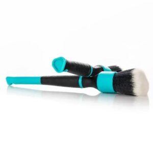 Набір пензлів з синтетичного ворсу Detail Factory TriGrip Synthetic Bristles Brush Set (Бірюзовий/Чорний) (DEF-1088)
