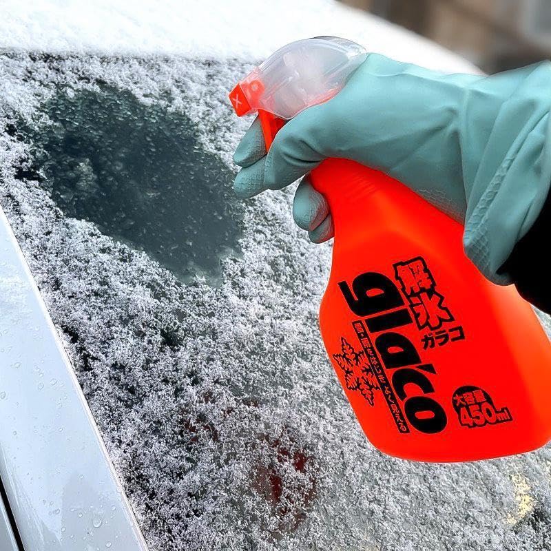 Розморожувач скла, для усунення інею, льоду та снігу Glaco Deicer Spray 450мл