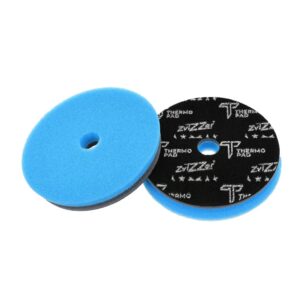 Полірувальний круг з екстратвердого поролону ZviZZer Thermo Allrounder Pad Pre Cut, Blue Ø125 mm (ZV-TAR00014020PC)
