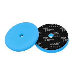 Полірувальний круг з екстратвердого поролону для ексцентрика ZviZZer THERMO Trapez Blue Pad Ø76 mm (ZV-TTR00009020PC)