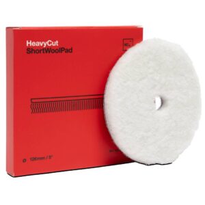 Полірувальний круг хутряний з коротким ворсом KochChemie Heavy Cut Short Wool Pad 126 мм (9998334)